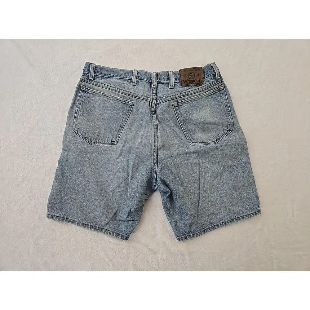 Wrangler Vtg 90s Authentic Western Denim Shorts Mens Sz 36 Jorts Workwear USA